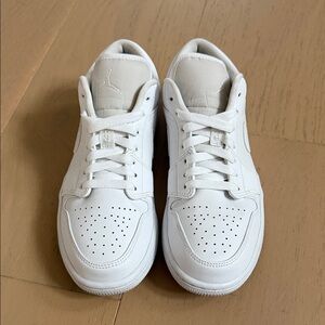 Nike Air Jordan White Low Top Sneakers